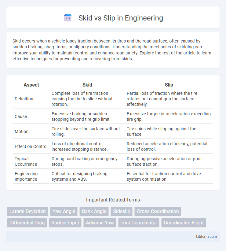Slip vs Skid in Engineering - What is The Difference?