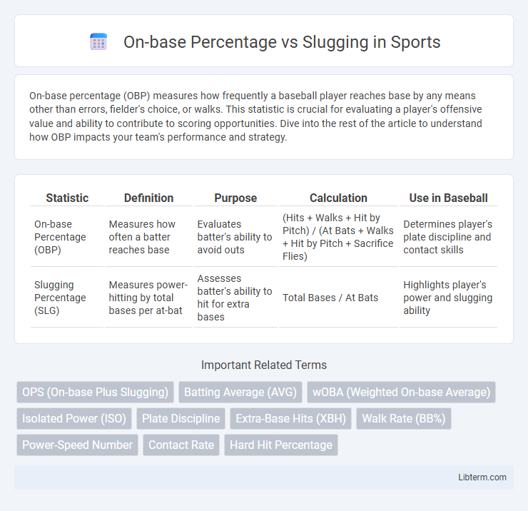 Slugging vs On-base Percentage in Sports - What is The Difference?
