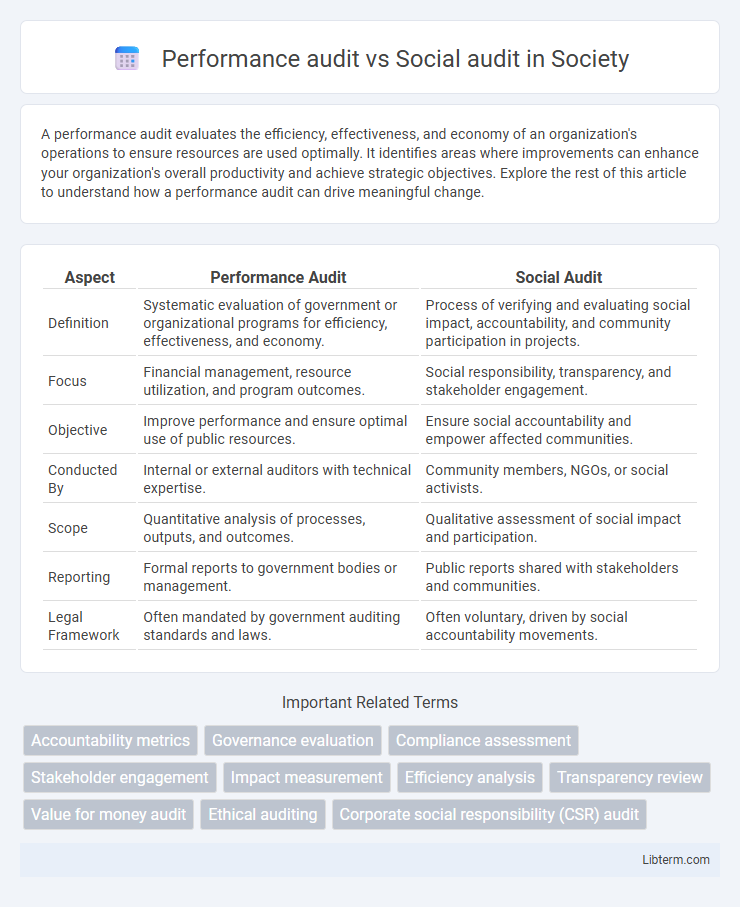 Social audit vs Performance audit in Society - What is The Difference?