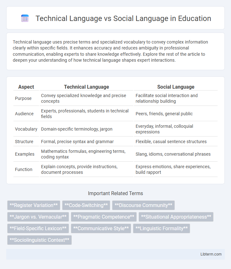 Social Language vs Technical Language in Education - What is The Difference?