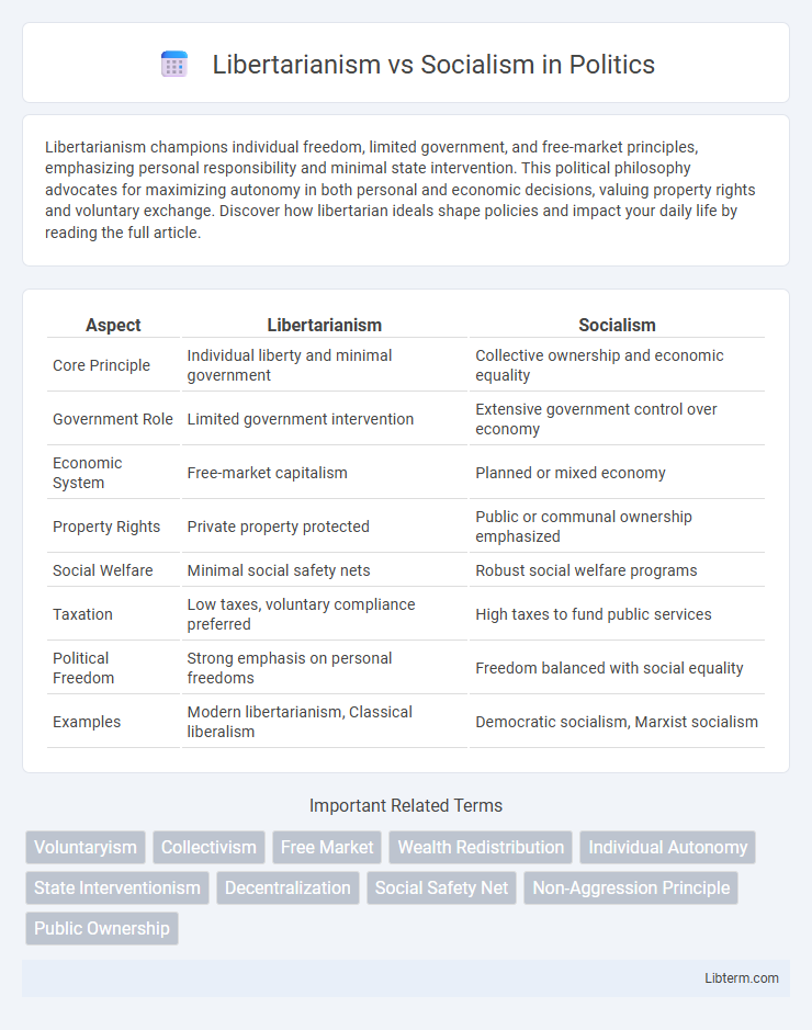 Socialism vs Libertarianism in Politics - What is The Difference?