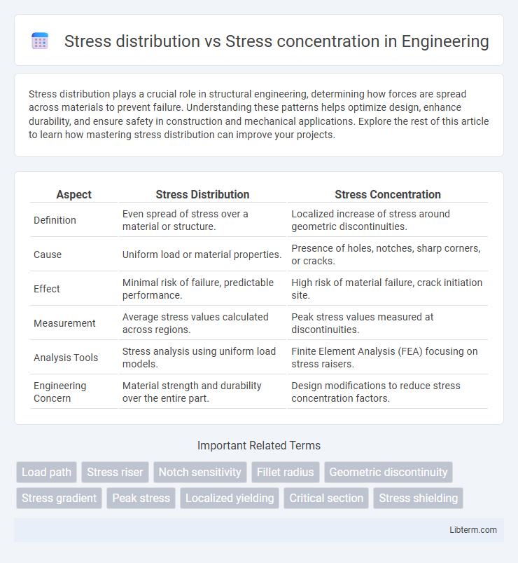 Stress concentration vs Stress distribution in Engineering - What is The Difference?