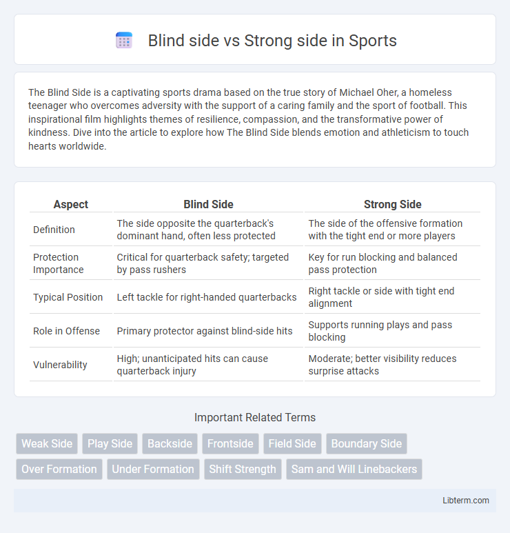 Strong side vs Blind side in Sports - What is The Difference?