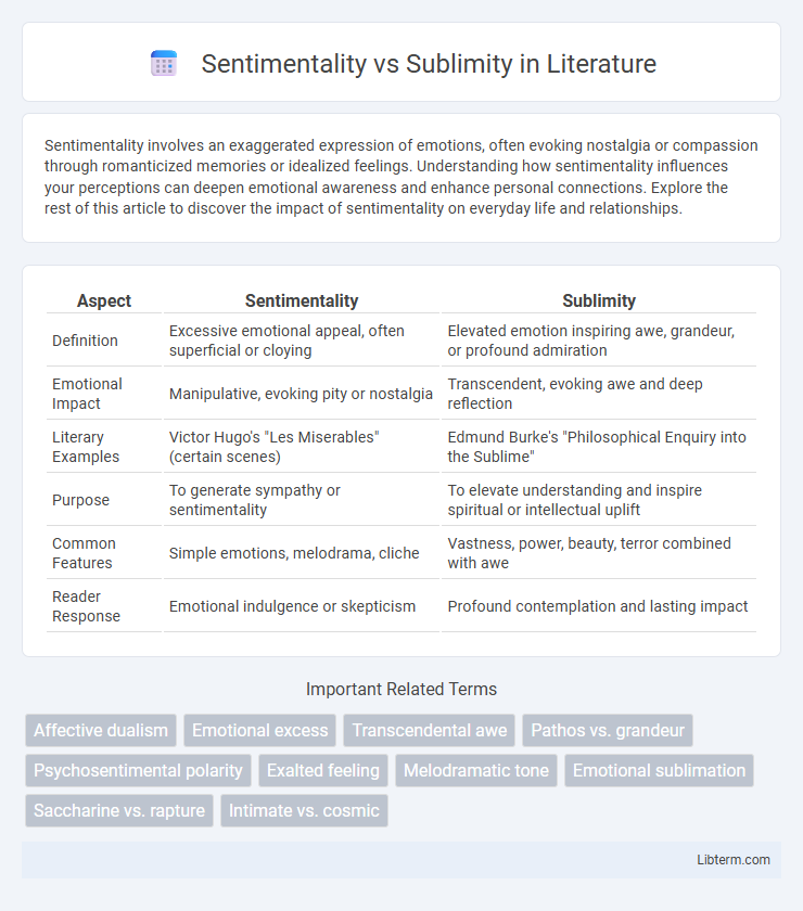 Sublimity vs Sentimentality in Literature - What is The Difference?