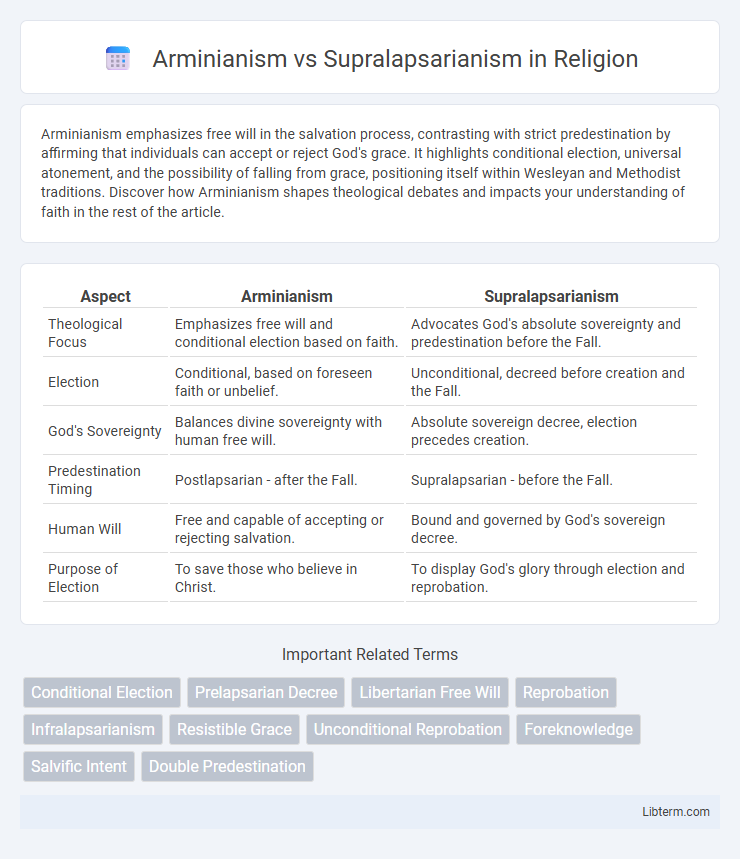 Supralapsarianism vs Arminianism in Religion - What is The Difference?