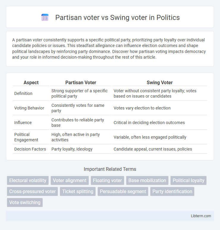 Swing voter vs Partisan voter in Politics - What is The Difference?