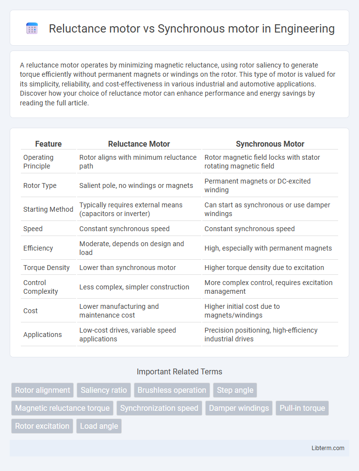 Synchronous motor vs Reluctance motor in Engineering - What is The Difference?