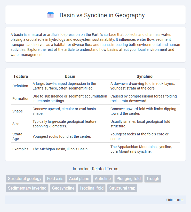 Syncline vs Basin in Geography - What is The Difference?
