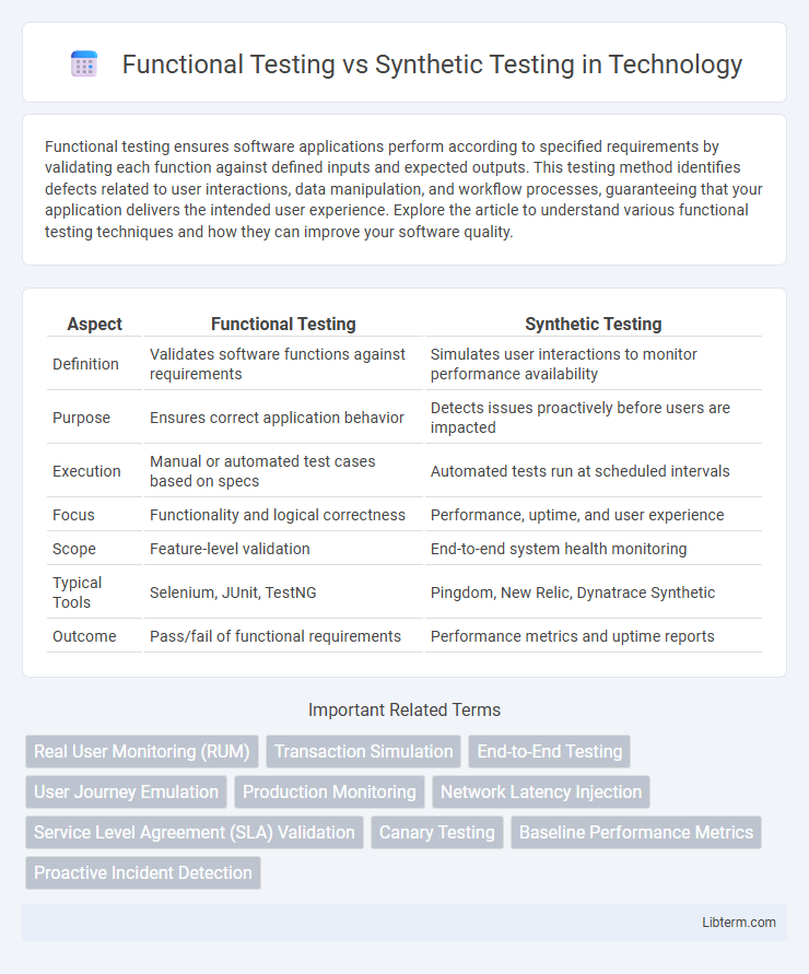 Synthetic Testing vs Functional Testing in Technology - What is The Difference?