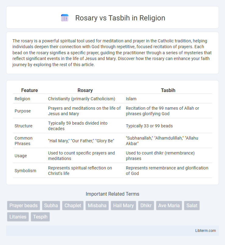 Tasbih vs Rosary in Religion - What is The Difference?