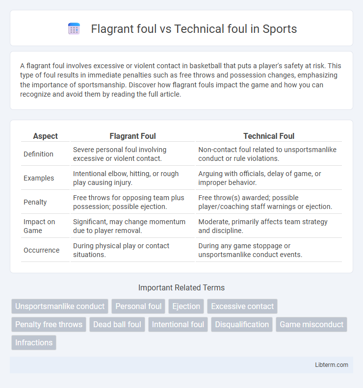 Technical foul vs Flagrant foul in Sports - What is The Difference?