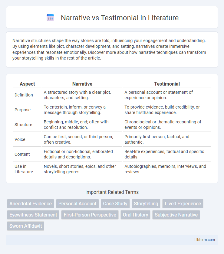 Testimonial vs Narrative in Literature - What is The Difference?