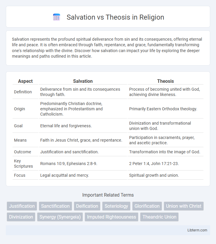 Theosis vs Salvation in Religion - What is The Difference?