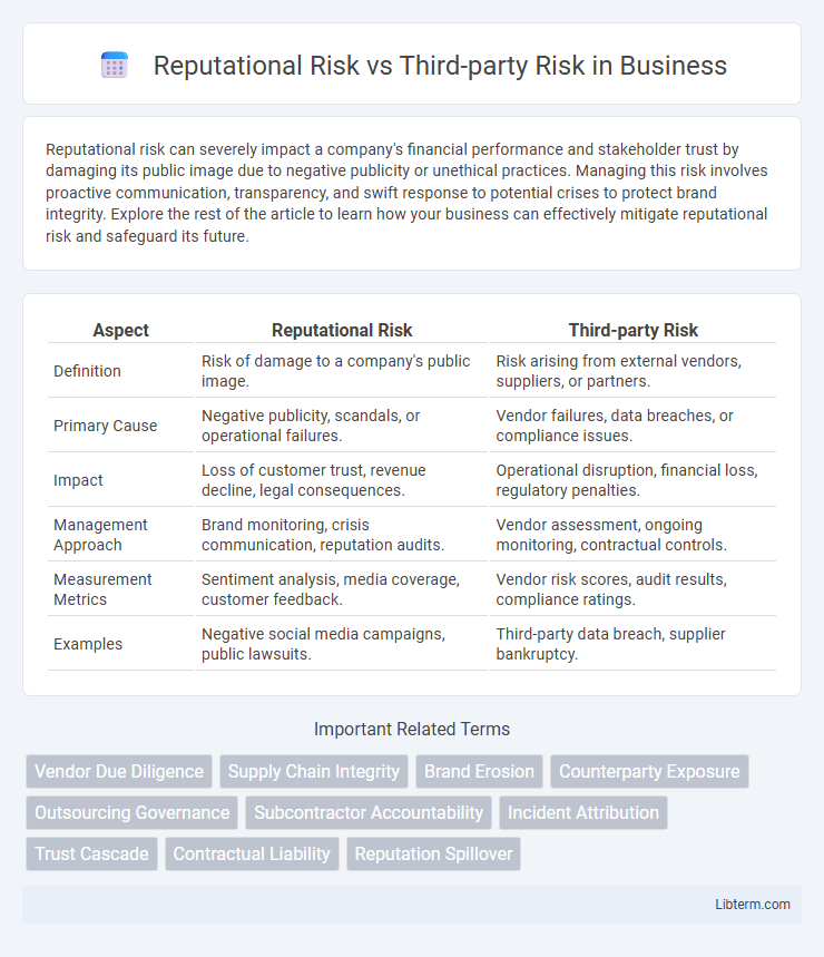 Third-party Risk vs Reputational Risk in Business - What is The Difference?