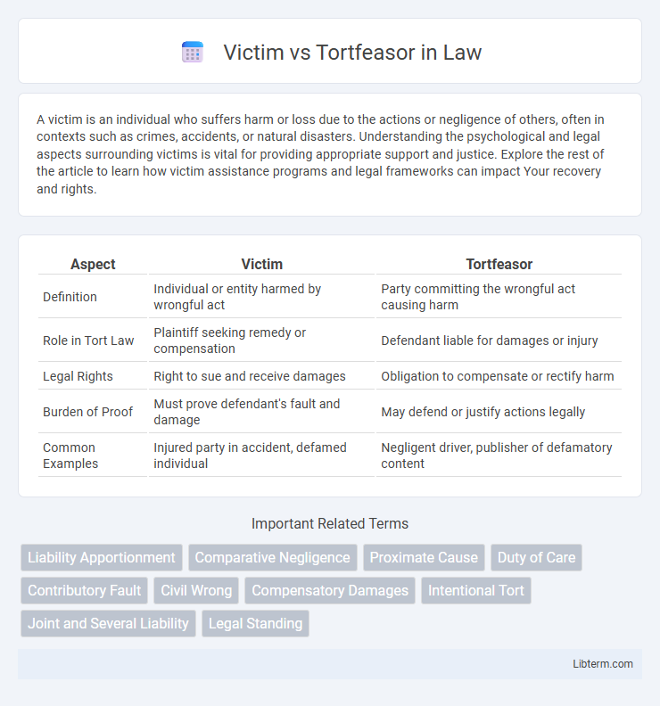 Tortfeasor vs Victim in Law - What is The Difference?