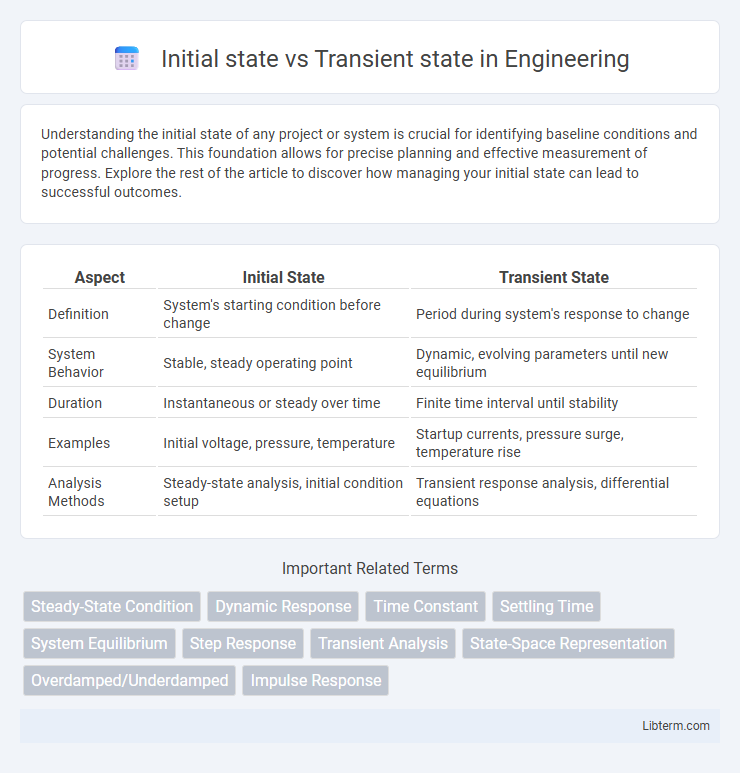 Transient state vs Initial state in Engineering - What is The Difference?