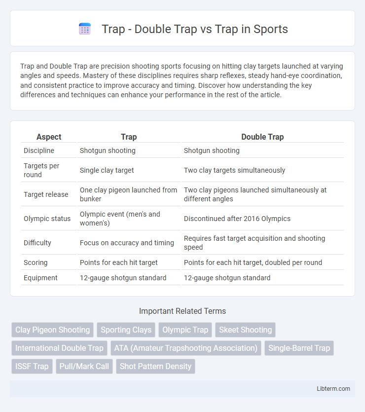 Trap vs Trap - Double Trap in Sports - What is The Difference?
