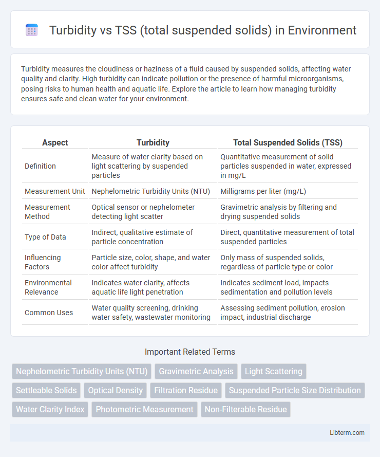 TSS (total suspended solids) vs Turbidity in Environment - What is The Difference?