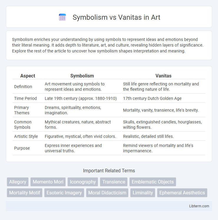 Vanitas vs Symbolism in Art - What is The Difference?
