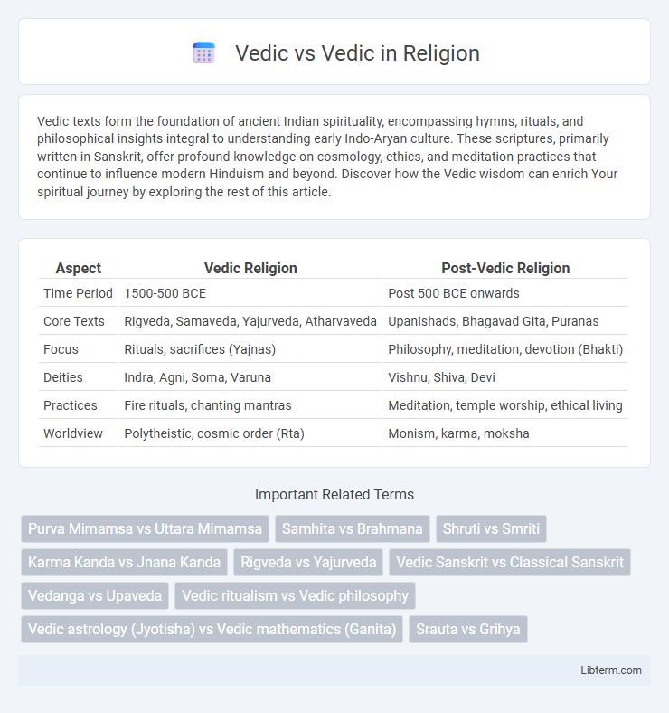Vedic vs Vedic in Religion - What is The Difference?