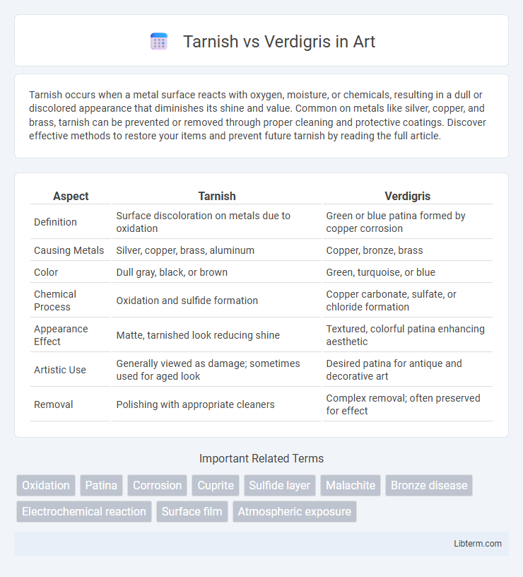 Verdigris vs Tarnish in Art - What is The Difference?