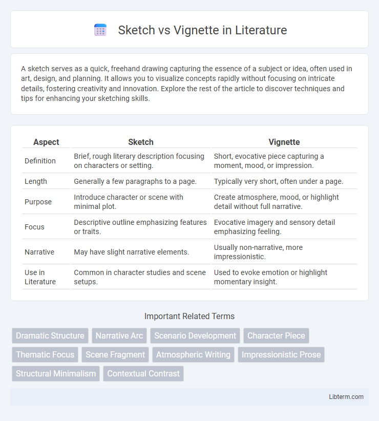 Vignette vs Sketch in Literature - What is The Difference?