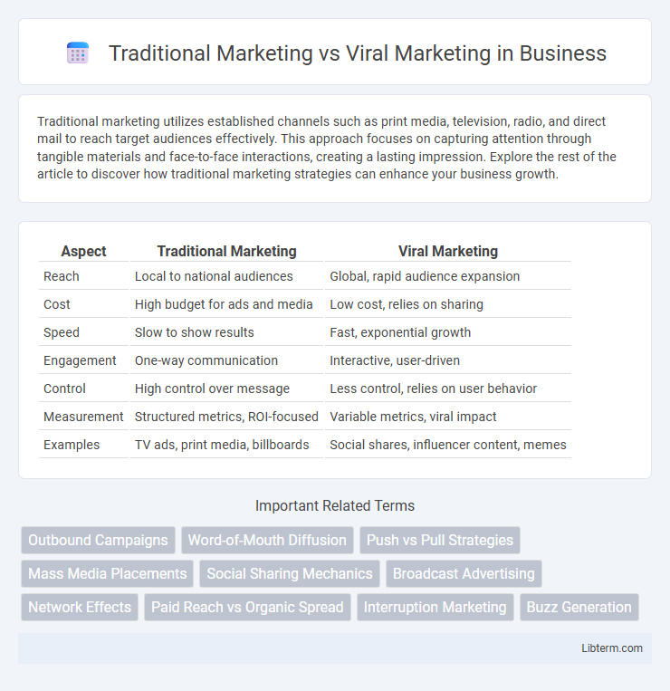 Viral Marketing vs Traditional Marketing in Business - What is The Difference?