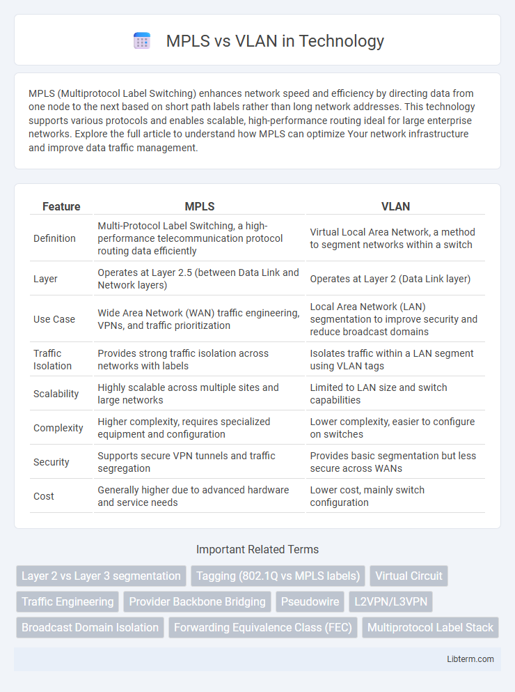 VLAN vs MPLS in Technology - What is The Difference?
