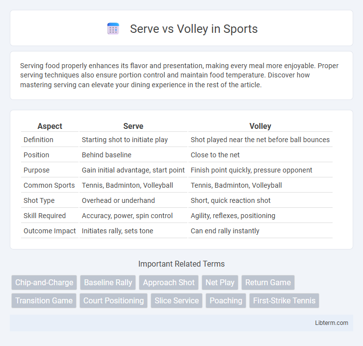 Volley vs Serve in Sports - What is The Difference?