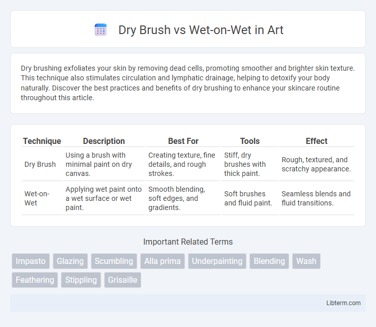 Wet-on-Wet vs Dry Brush in Art - What is The Difference?