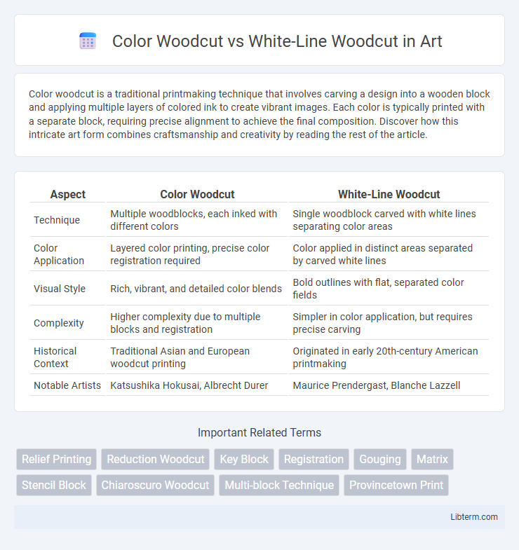 White-Line Woodcut vs Color Woodcut in Art - What is The Difference?