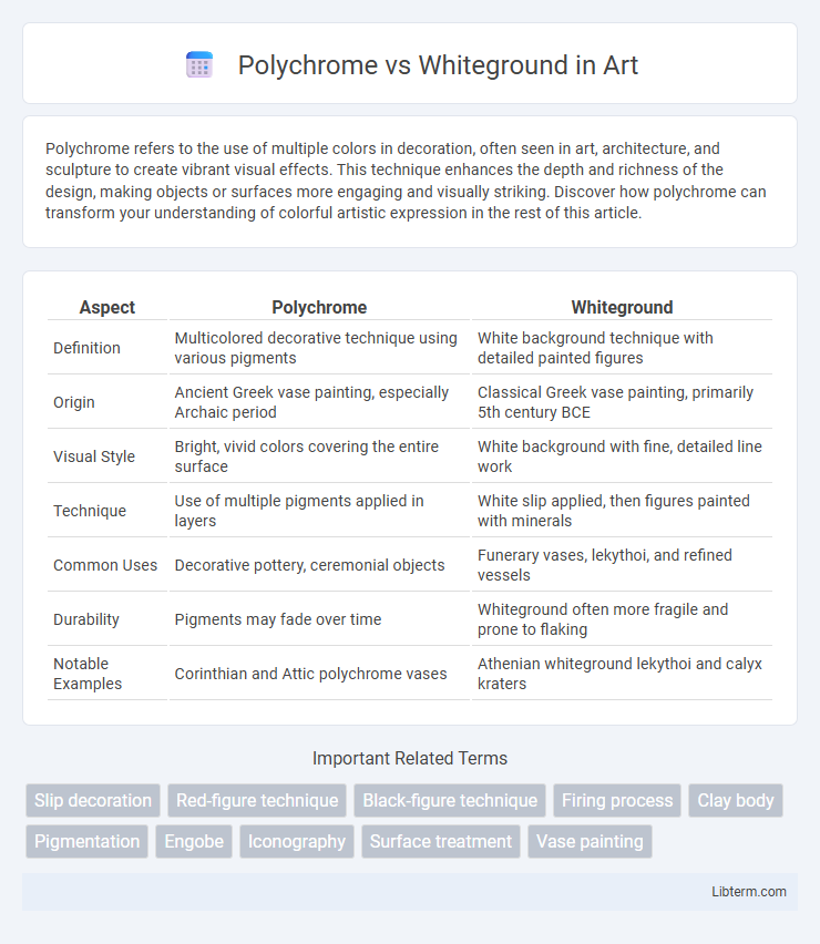 Whiteground vs Polychrome in Art - What is The Difference?