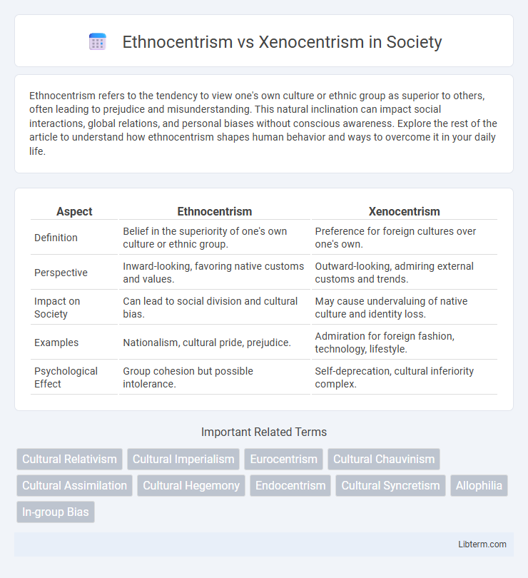 Xenocentrism vs Ethnocentrism in Society - What is The Difference?