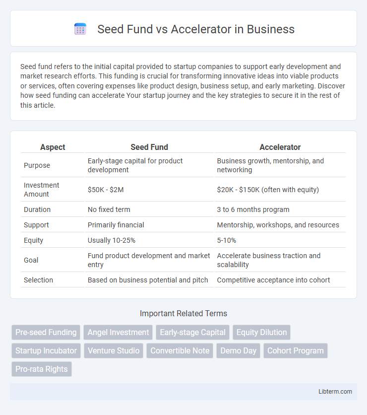 Accelerator vs Seed Fund in Business - What is The Difference?
