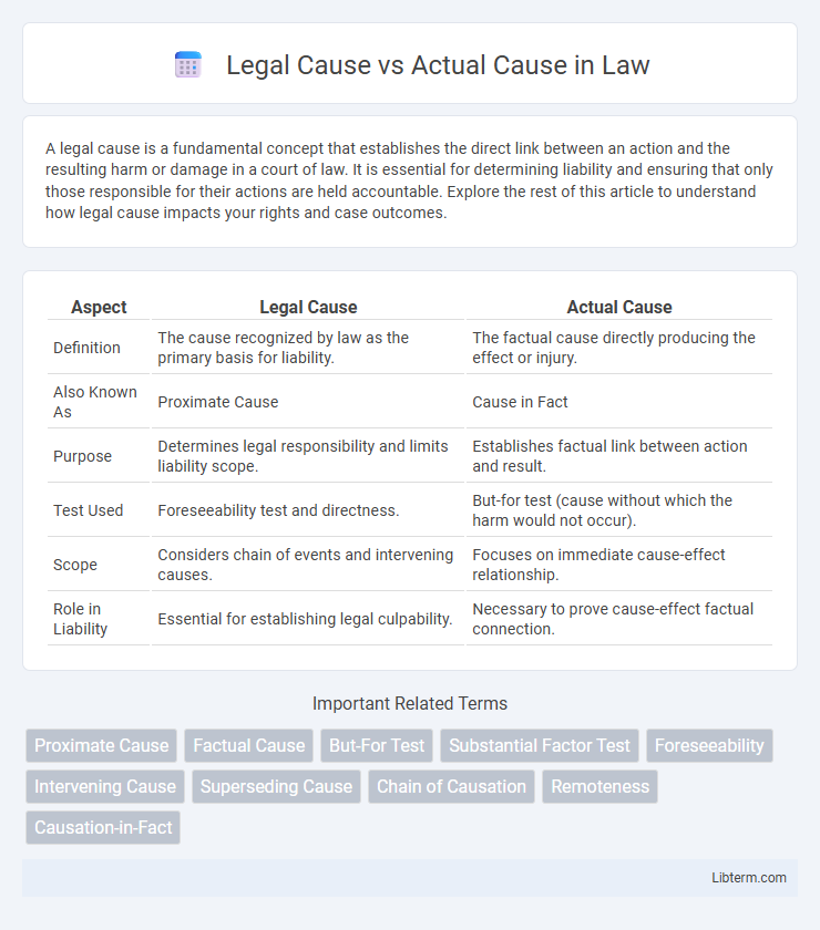 Actual Cause vs Legal Cause in Law - What is The Difference?