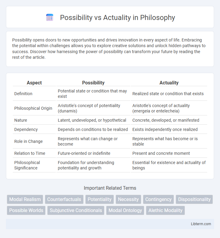 Actuality vs Possibility in Philosophy - What is The Difference?