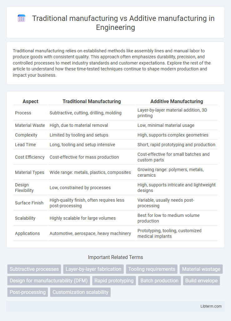 Additive manufacturing vs Traditional manufacturing in Engineering - What is The Difference?