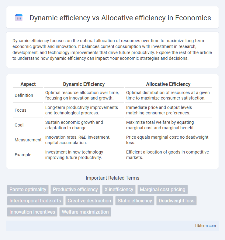 Allocative efficiency vs Dynamic efficiency in Economics - What is The Difference?