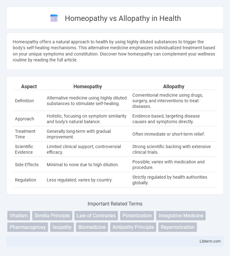 Allopathy vs Homeopathy in Health - What is The Difference?