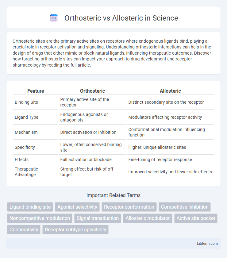 Allosteric vs Orthosteric in Science - What is The Difference?