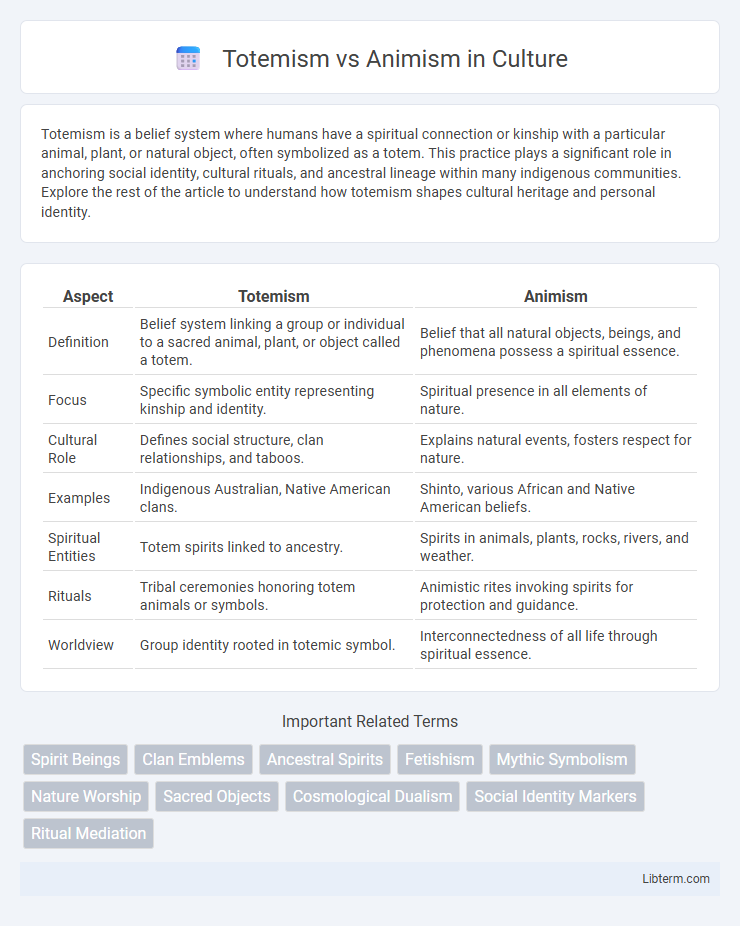 Animism vs Totemism in Culture - What is The Difference?