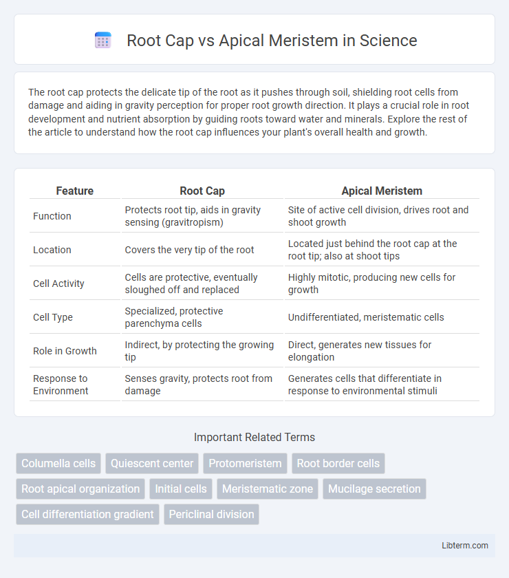 Apical Meristem vs Root Cap in Science - What is The Difference?