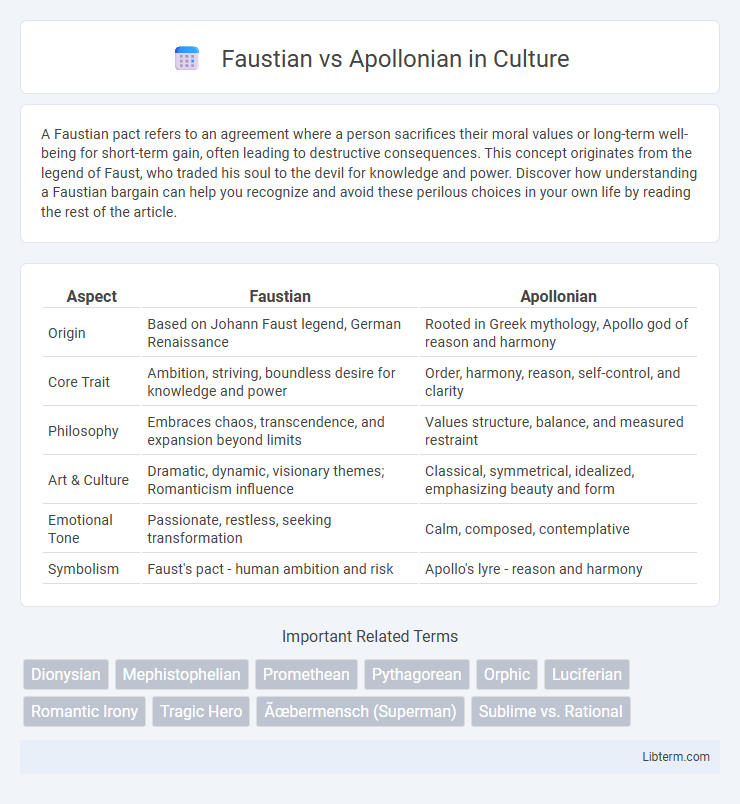 Apollonian vs Faustian in Culture - What is The Difference?