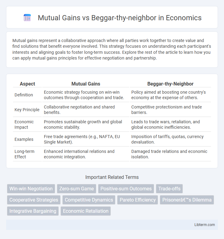 Beggar-thy-neighbor vs Mutual Gains in Economics - What is The Difference?