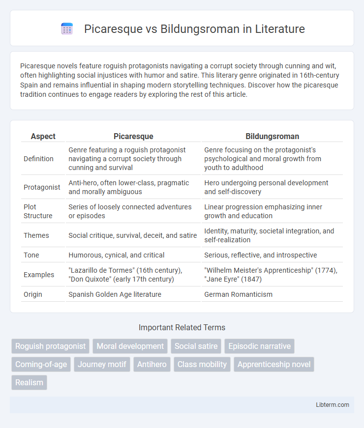 Bildungsroman vs Picaresque in Literature - What is The Difference?