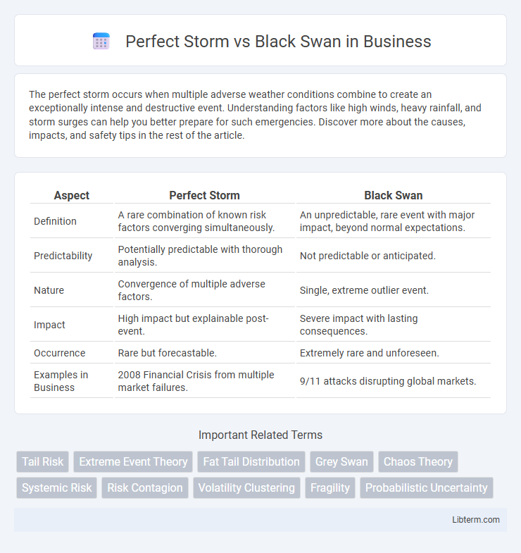 Black Swan vs Perfect Storm in Business - What is The Difference?