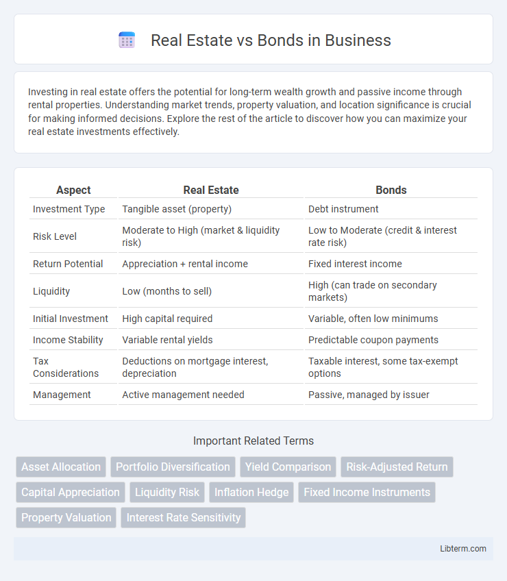 Bonds vs Real Estate in Business - What is The Difference?