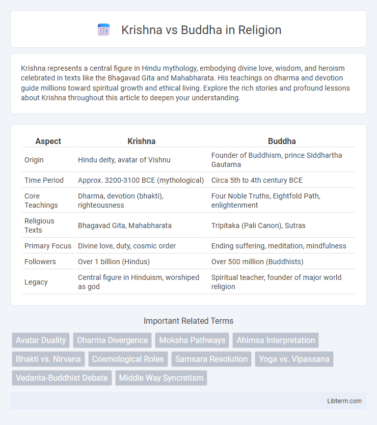 Buddha vs Krishna in Religion - What is The Difference?