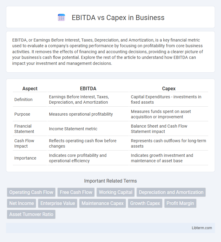 Capex vs EBITDA in Business - What is The Difference?