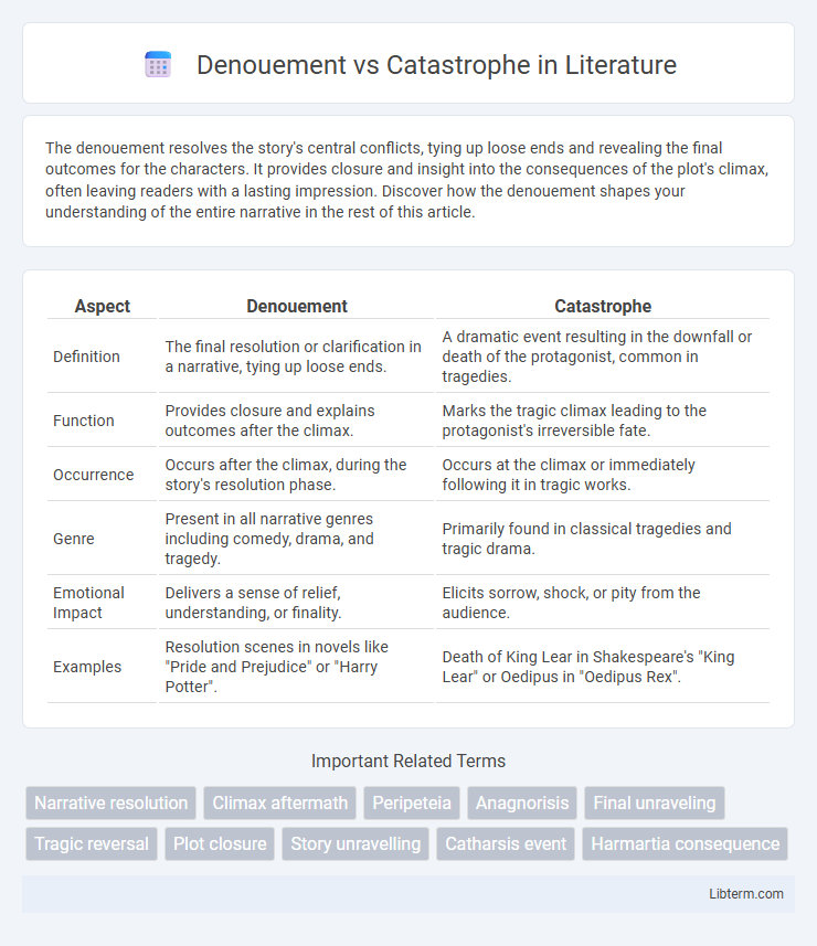 Catastrophe vs Denouement in Literature - What is The Difference?